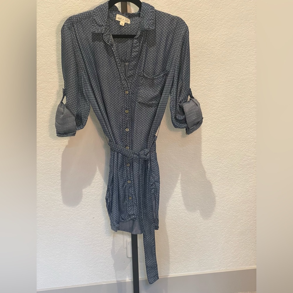 Cloth & Stone Printed Chambray Tunic